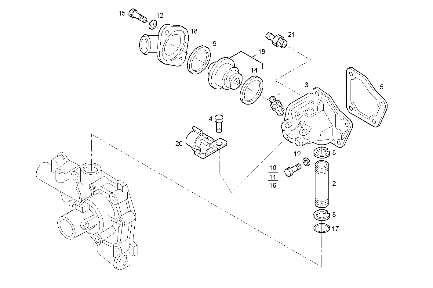 Iveco/FPT THERMOSTAT