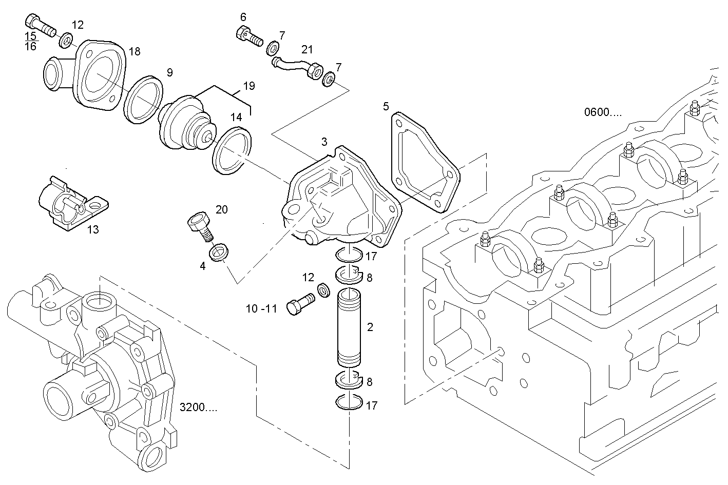 Iveco/FPT THERMOSTAT