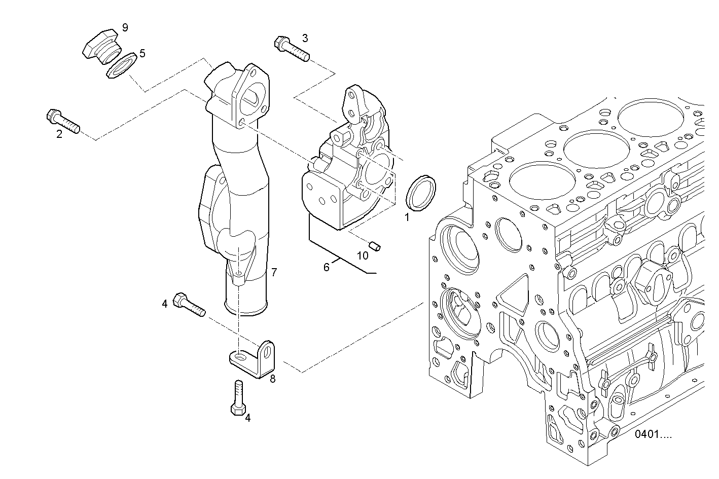 Iveco/FPT WATER PIPE