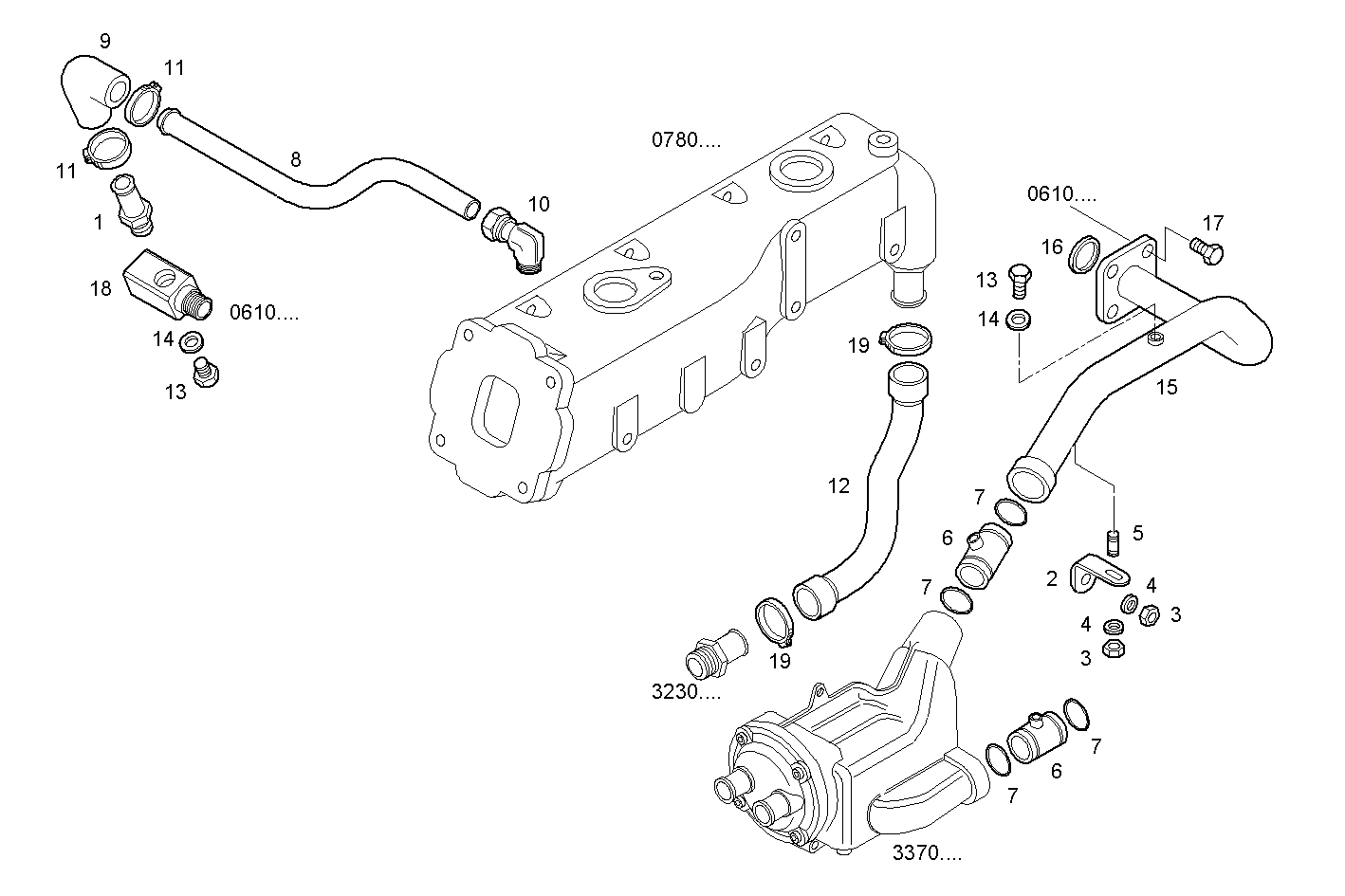 Iveco/FPT WATER PIPE