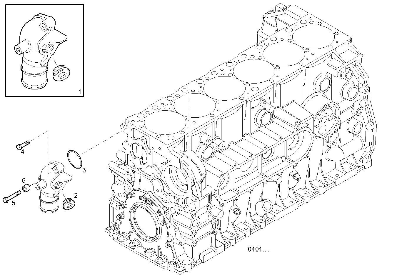 Iveco/FPT WATER PIPE