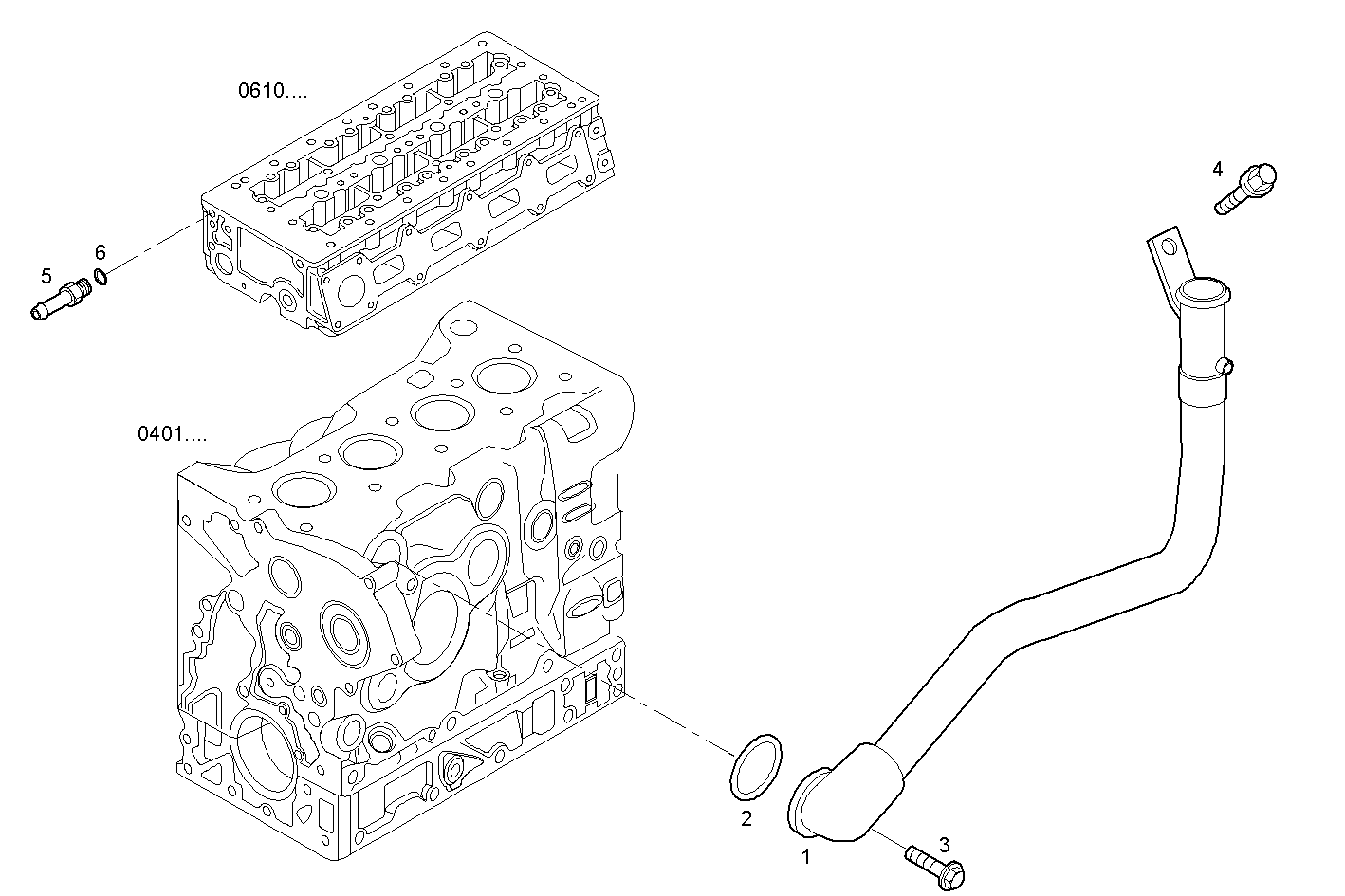 Iveco/FPT DELIV. HEATING PIPE