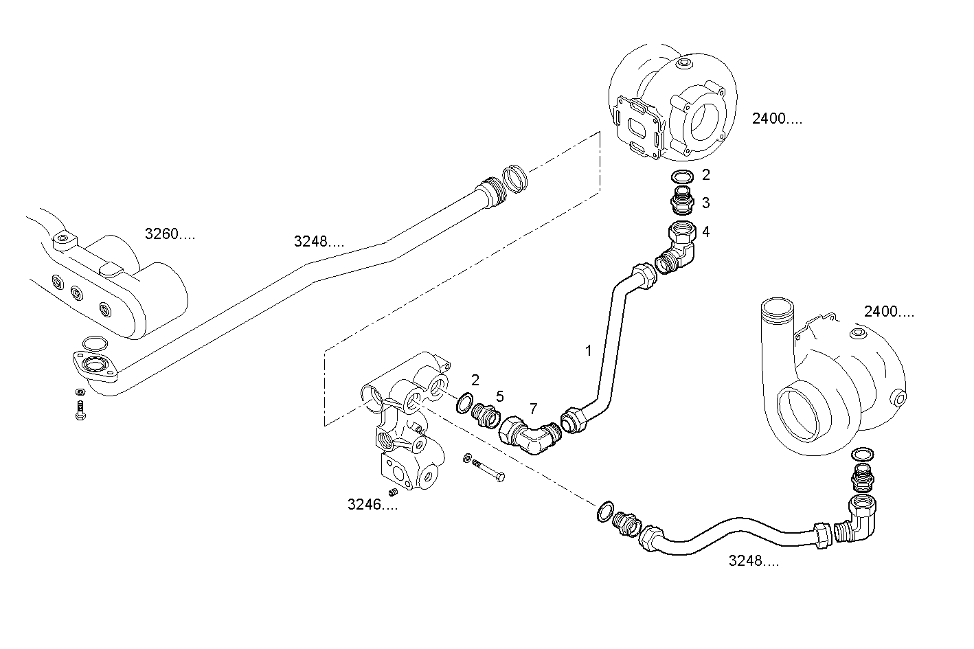 Iveco/FPT TURBO WATER OUTLET PIPE