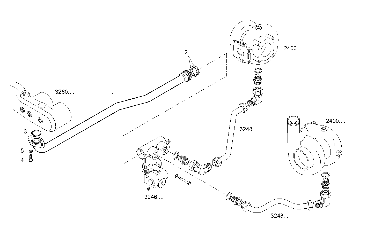 Iveco/FPT TURBO WATER OUTLET PIPE