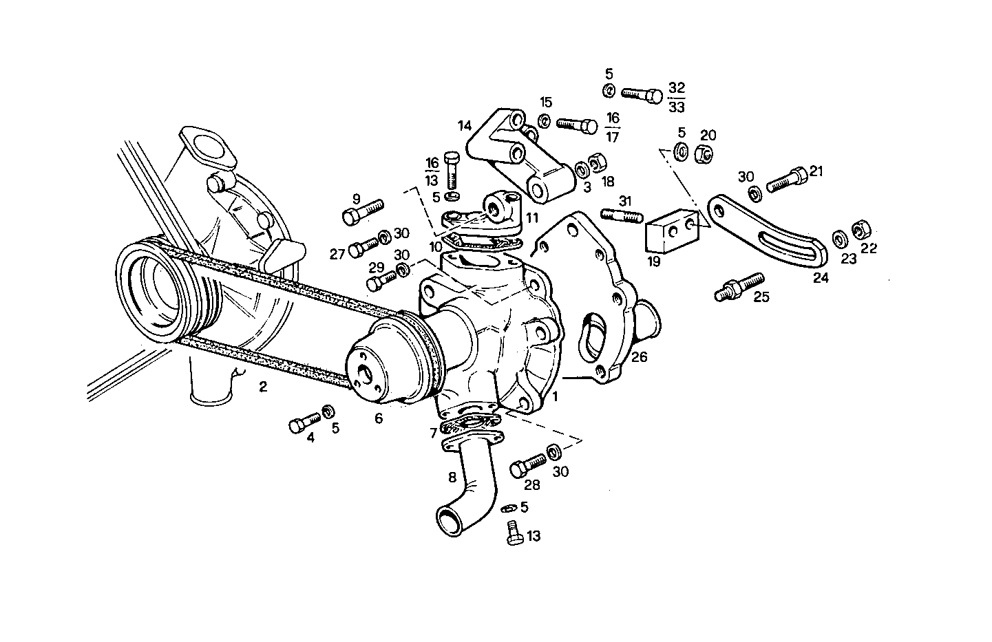 Iveco/FPT AUXILIARY WATER PUMP