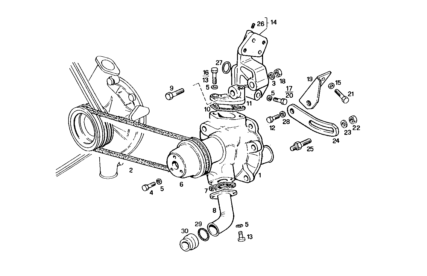 Iveco/FPT AUXILIARY WATER PUMP