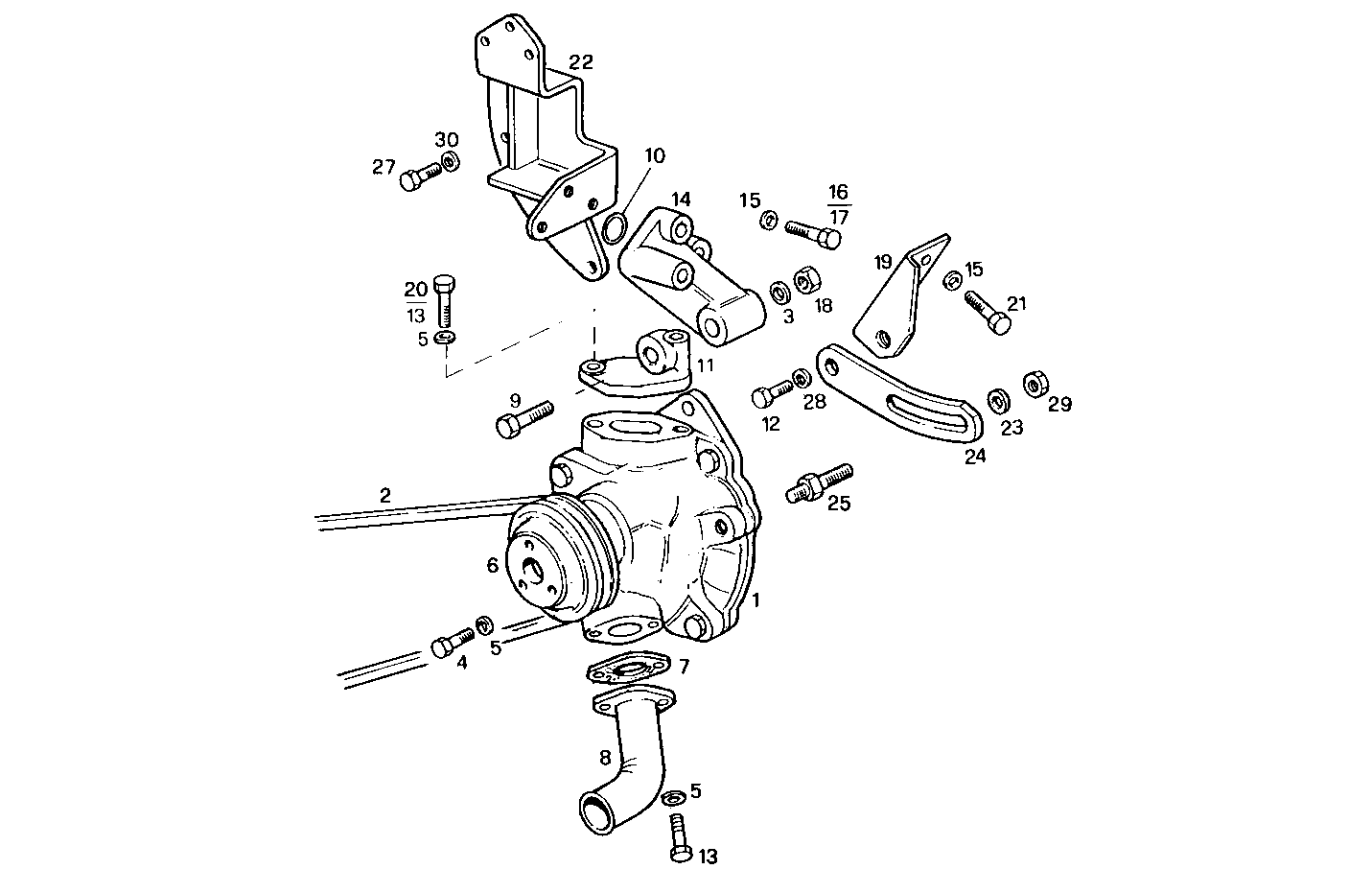 Iveco/FPT AUXILIARY WATER PUMP