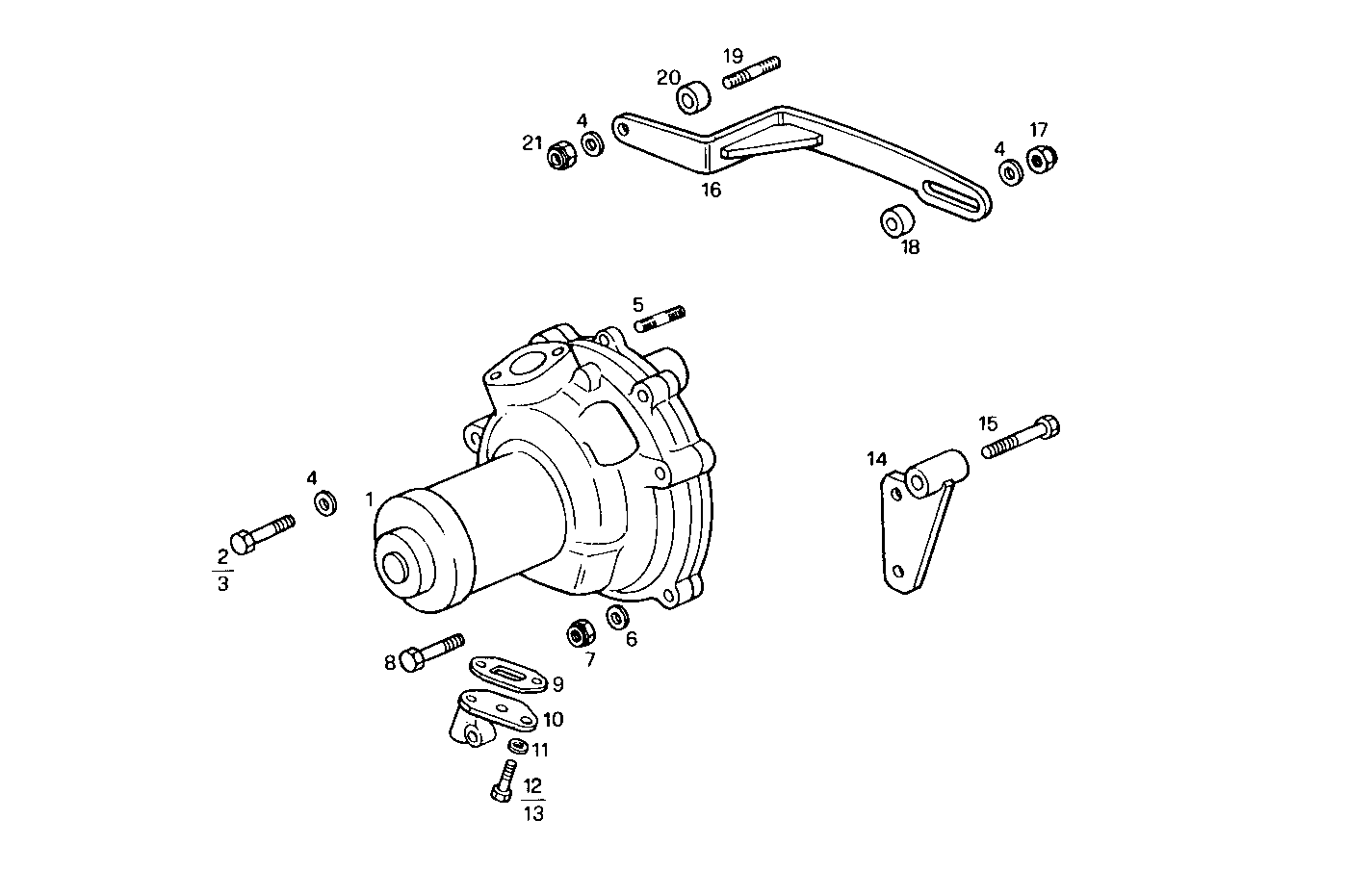 Iveco/FPT AUXILIARY WATER PUMP