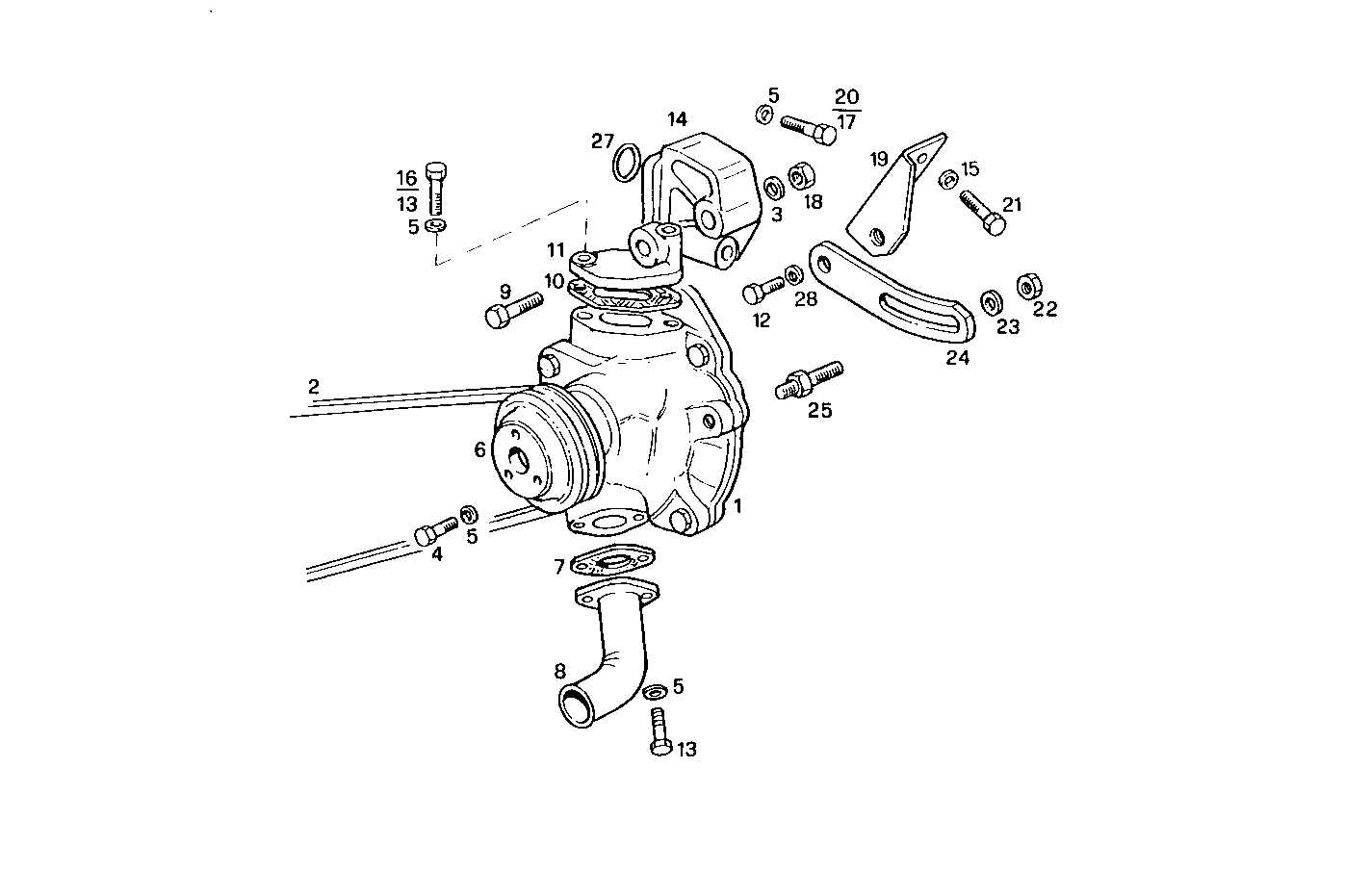 Iveco/FPT AUXILIARY WATER PUMP