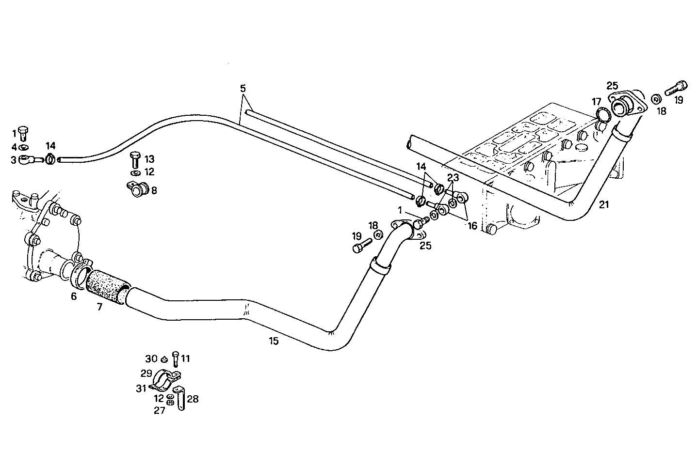 Iveco/FPT AUXILIARY WATER LINES