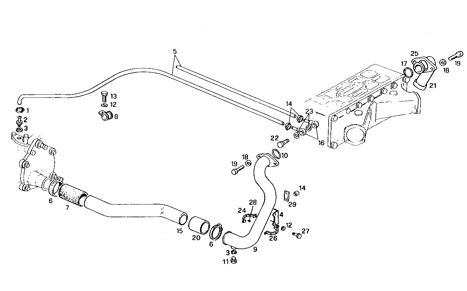 Iveco/FPT AUXILIARY WATER LINES