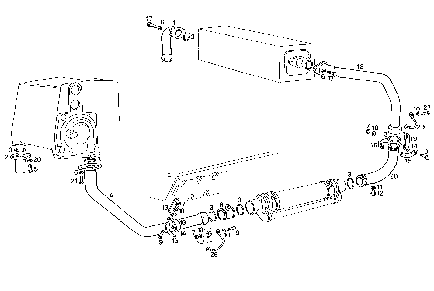 Iveco/FPT AUXILIARY WATER LINES