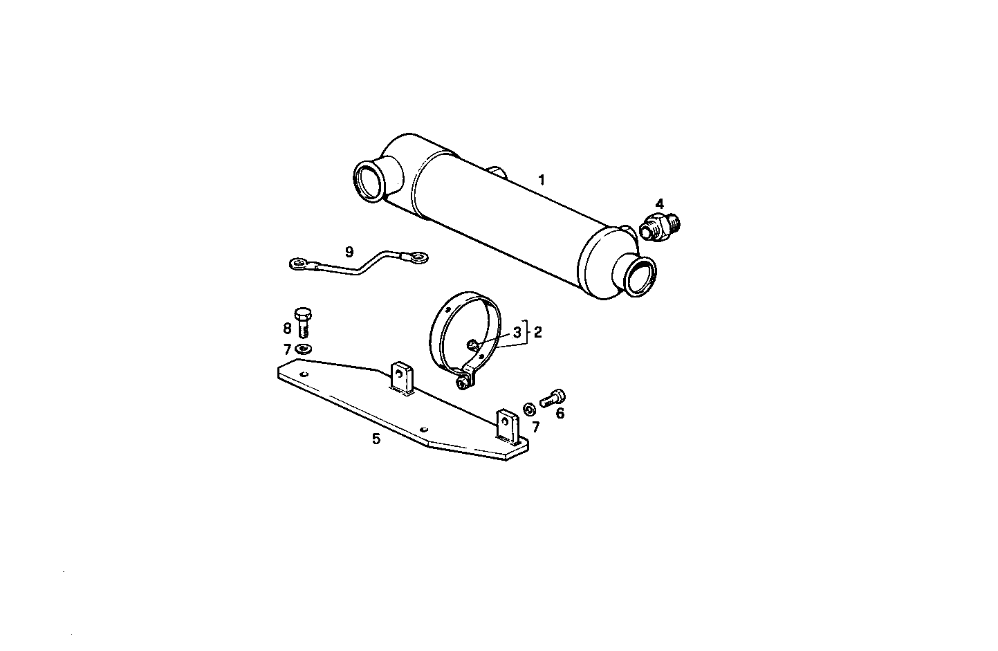 Iveco/FPT REVERSER WATER HEAT EXCHANGER