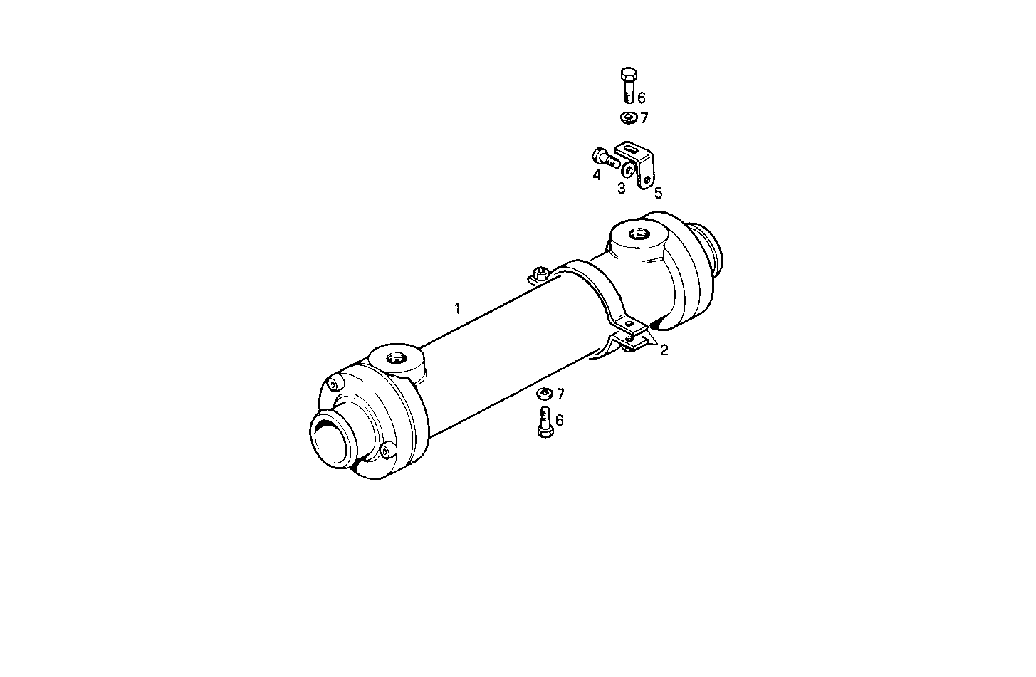 Iveco/FPT REVERSER WATER HEAT EXCHANGER