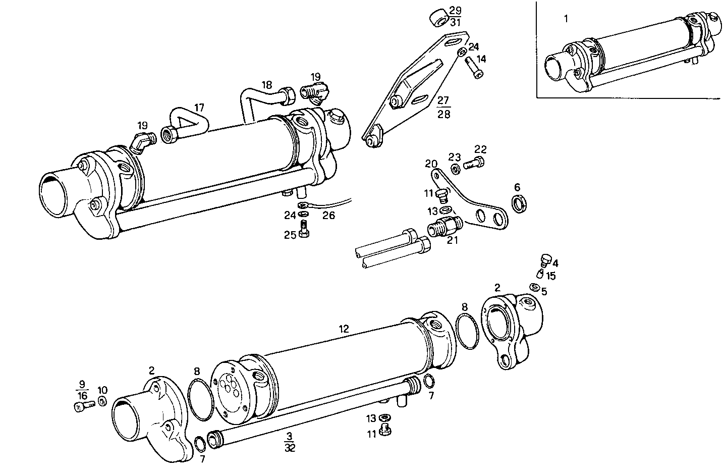 Iveco/FPT REVERSER WATER HEAT EXCHANGER