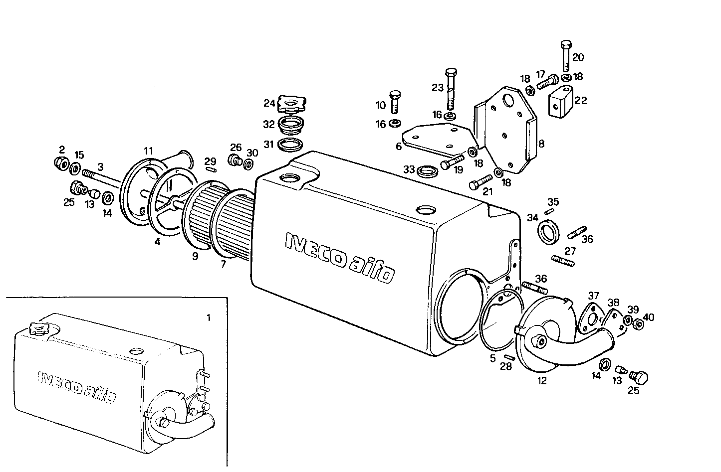 Iveco/FPT FRESH WATER - SEA WATER HEAT EXCHANGER