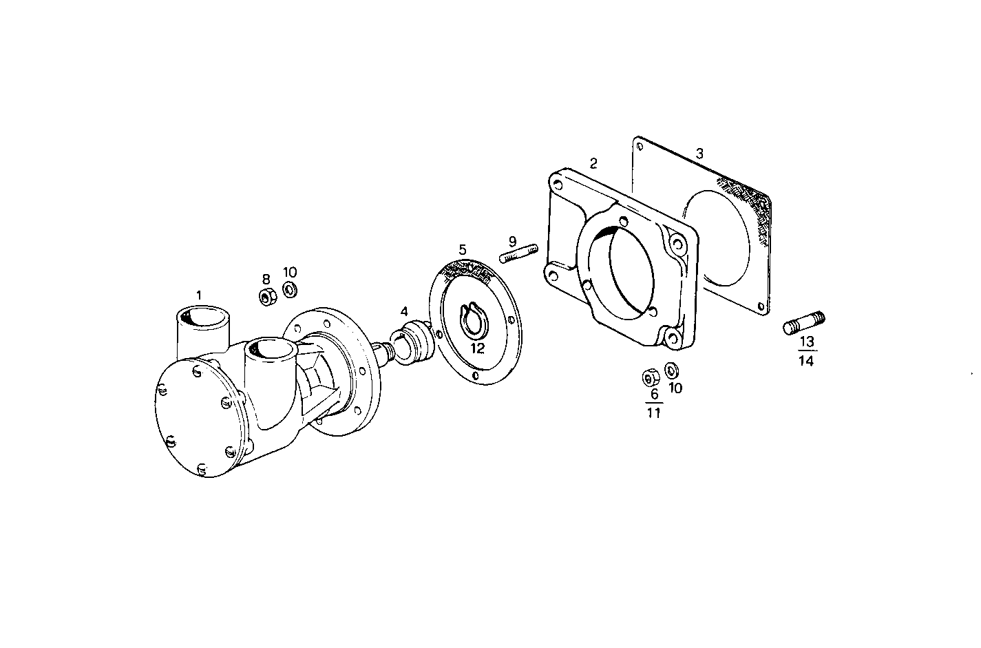 Iveco/FPT SEA WATER PUMP