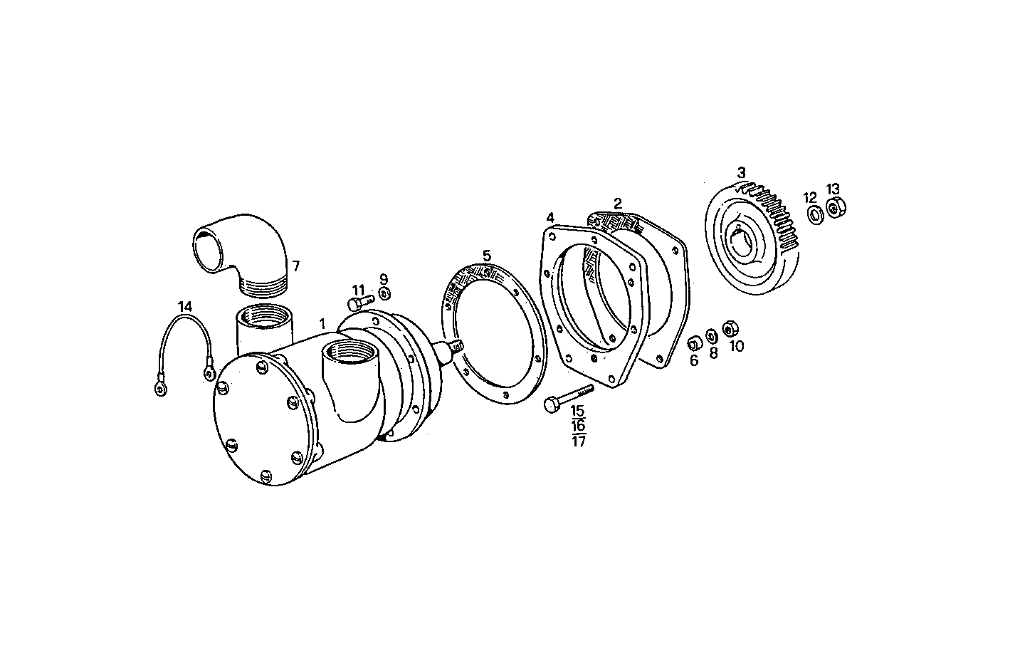 Iveco/FPT SEA WATER PUMP