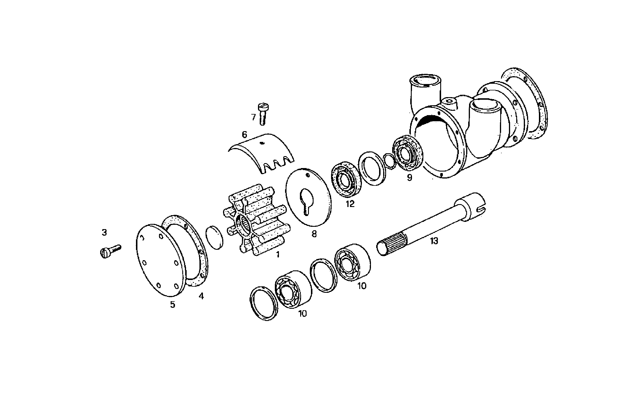 Iveco/FPT SEA WATER PUMP