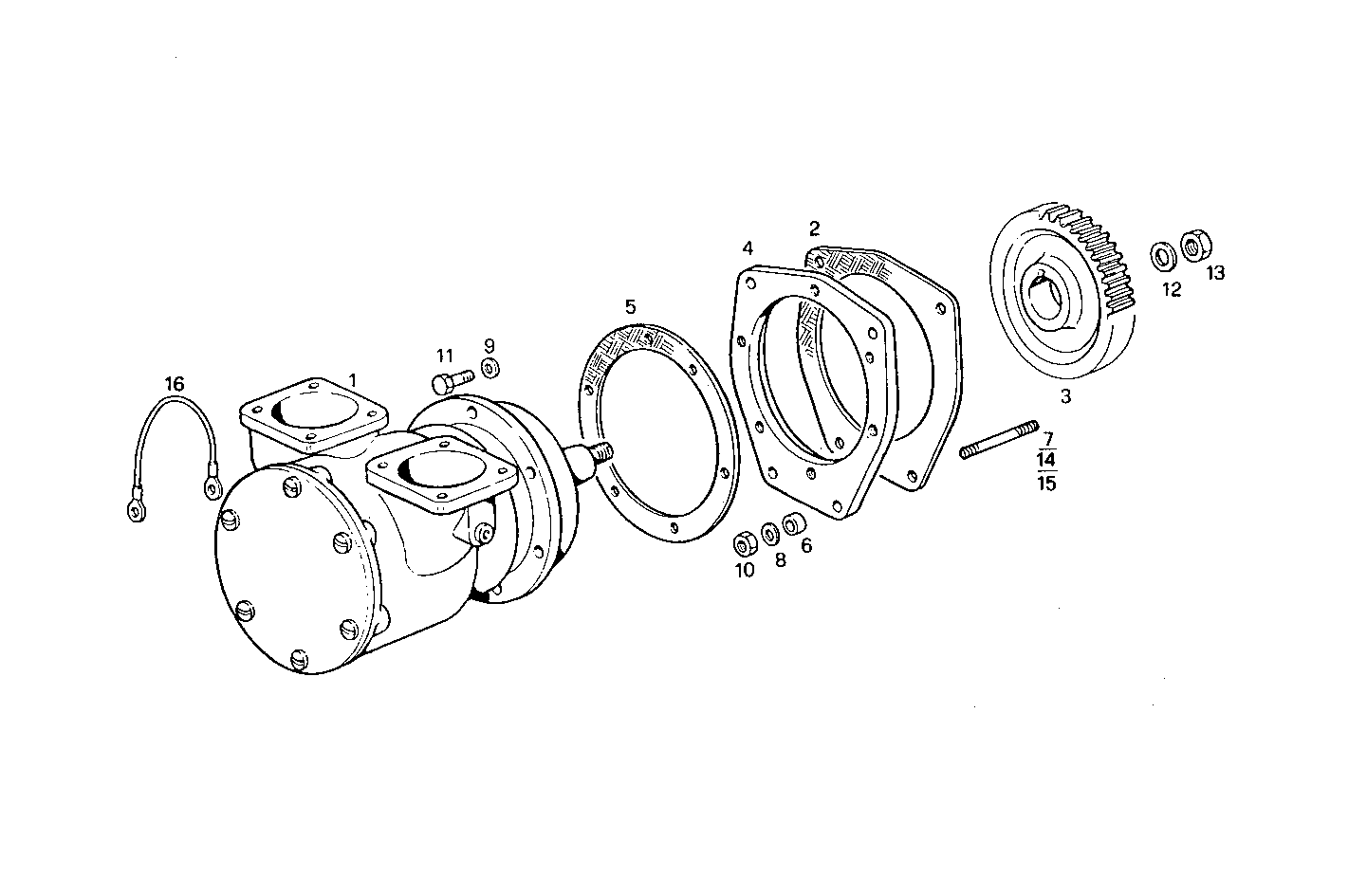 Iveco/FPT SEA WATER PUMP