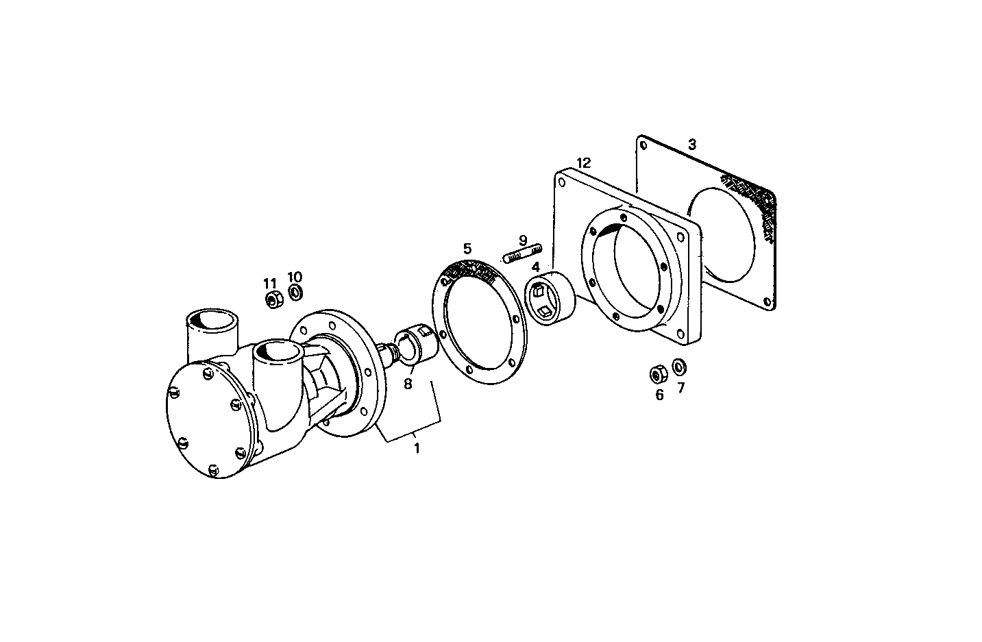 Iveco/FPT SEA WATER PUMP