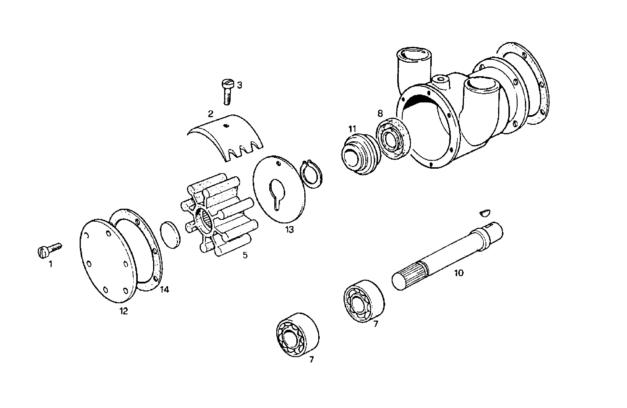 Iveco/FPT SEA WATER PUMP