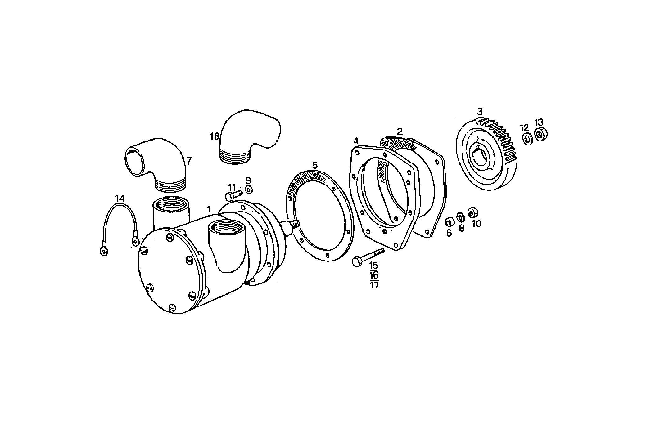 Iveco/FPT SEA WATER PUMP