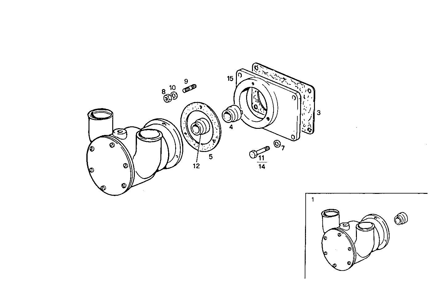 Iveco/FPT SEA WATER PUMP