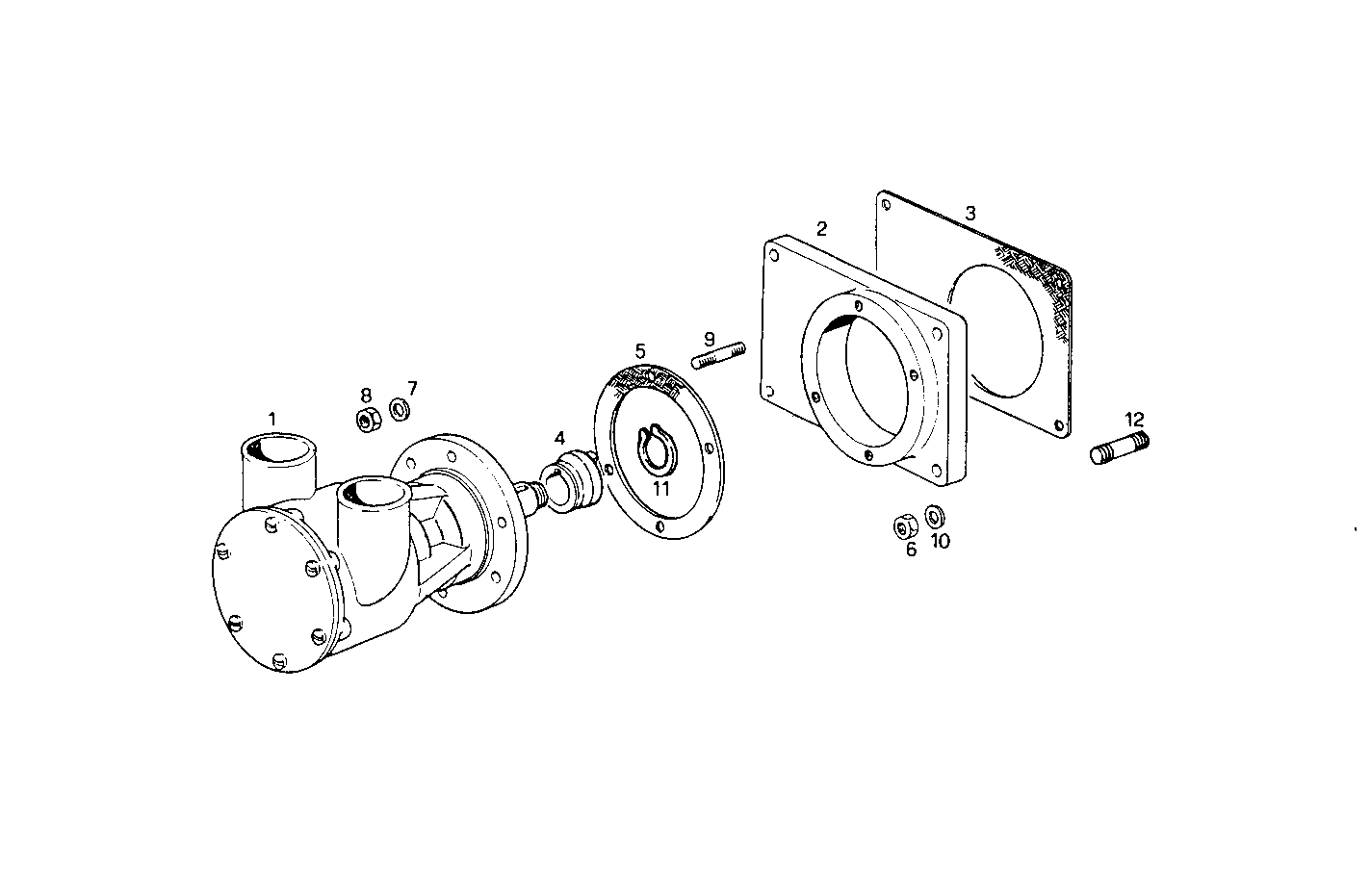 Iveco/FPT SEA WATER PUMP