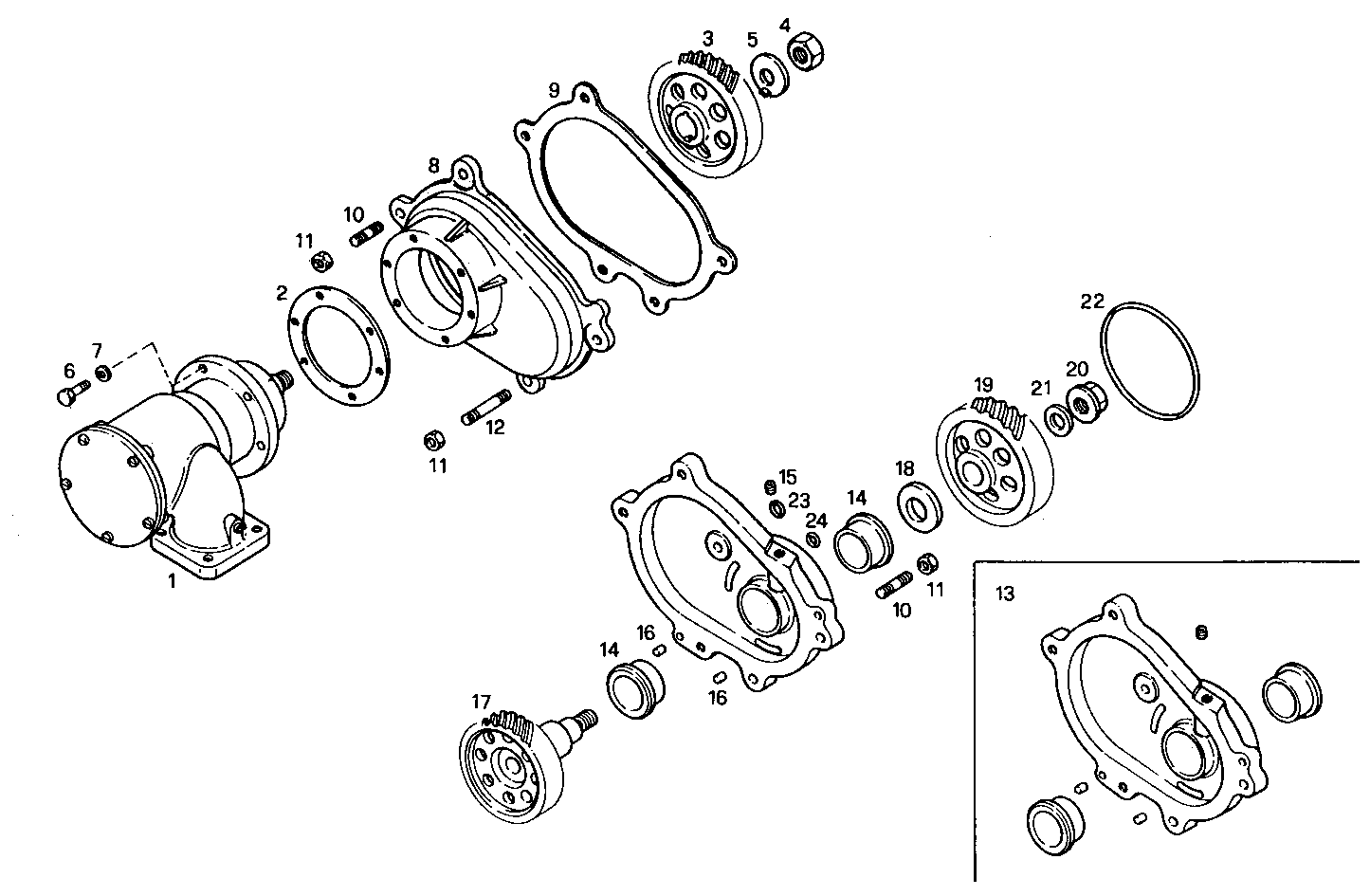 Iveco/FPT SEA WATER PUMP