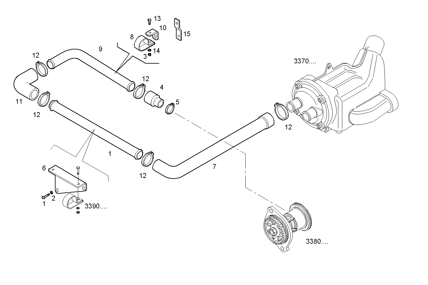 Iveco/FPT SEA WATER LINES