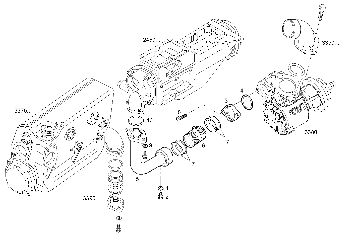 Iveco/FPT SEA WATER LINES