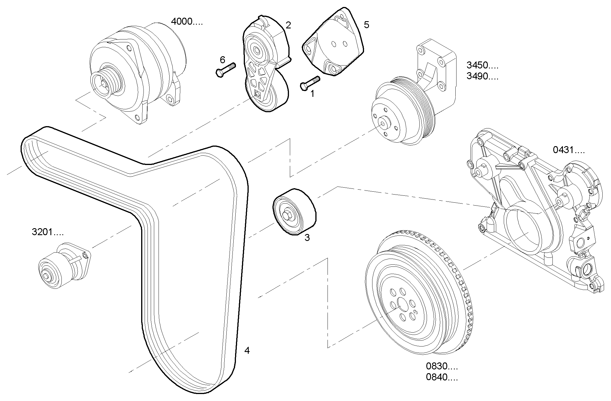 Iveco/FPT WATER PUMP DRIVE