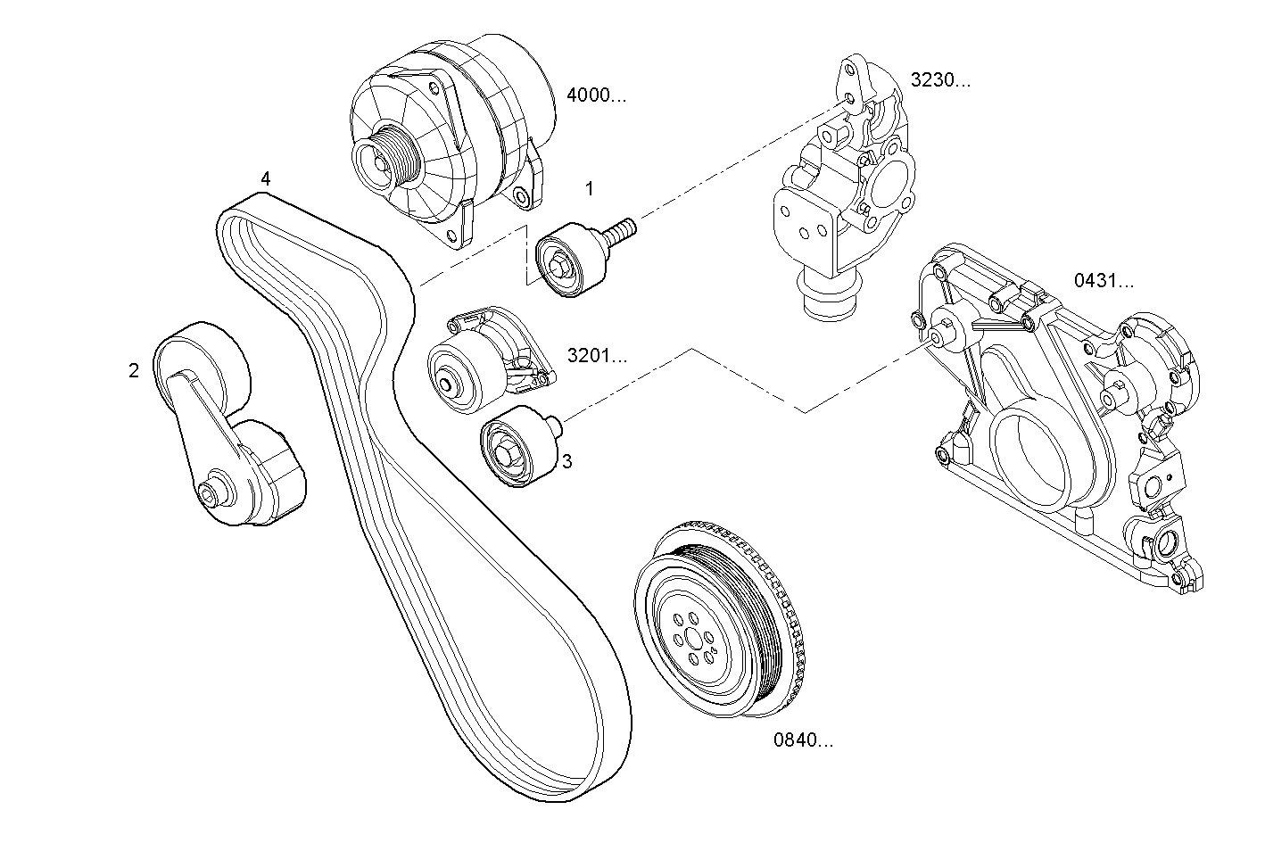 Iveco/FPT WATER PUMP DRIVE