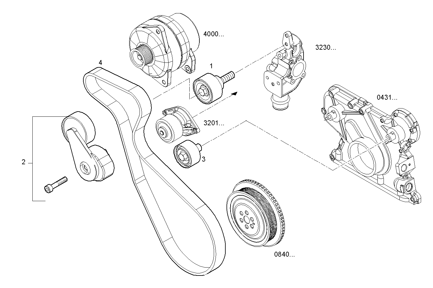 Iveco/FPT WATER PUMP DRIVE