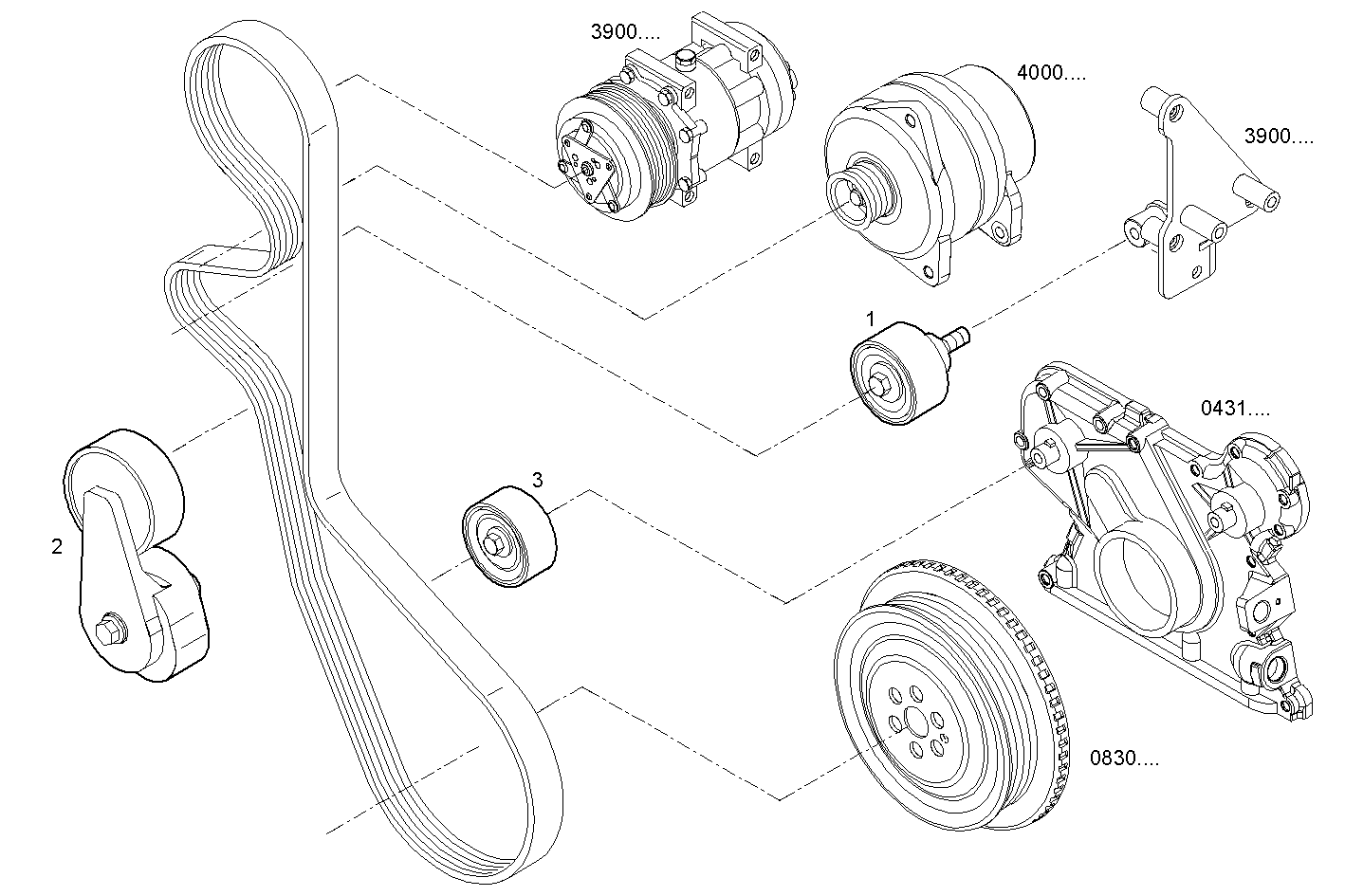 Iveco/FPT WATER PUMP DRIVE