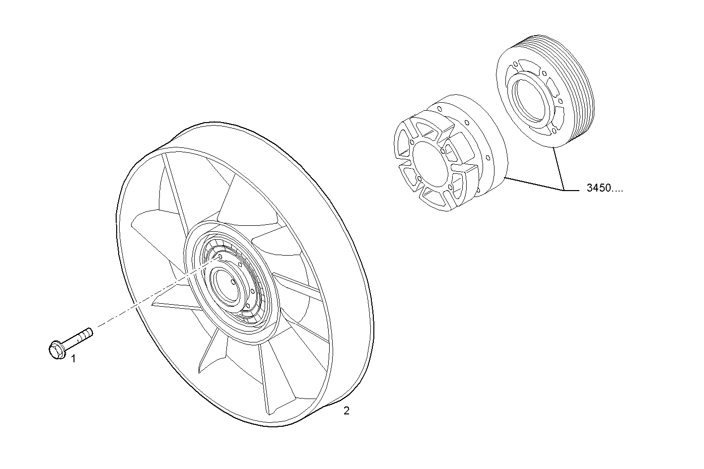 Iveco/FPT FAN ASSEMBLY