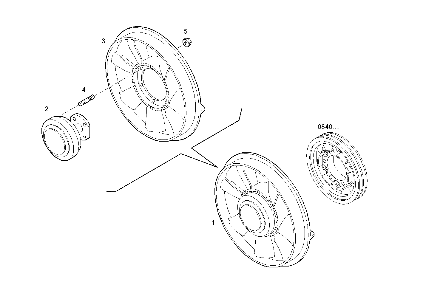 Iveco/FPT FAN ASSEMBLY