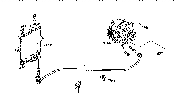 Iveco/FPT PIPE TO FUEL SUPPLY PUMP