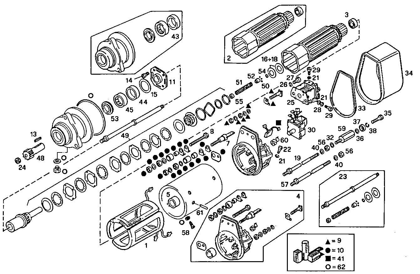 Iveco/FPT STARTER MOTOR (COMPONENTS)