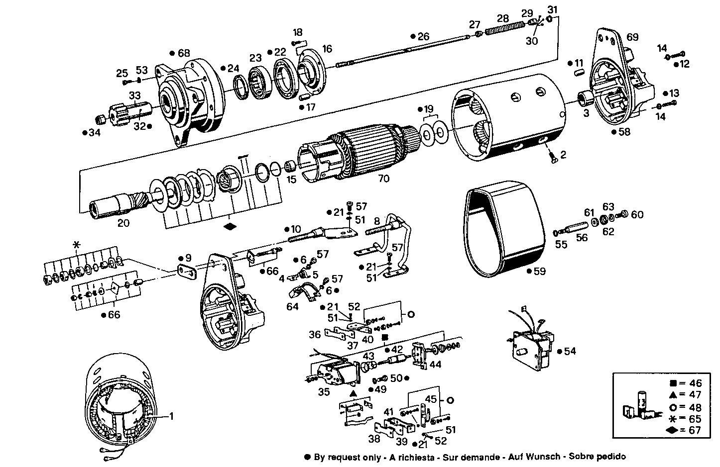 Iveco/FPT STARTER MOTOR (COMPONENTS)