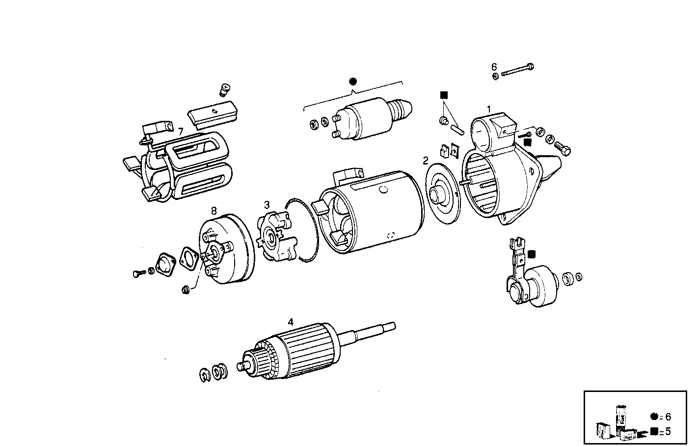 Iveco/FPT STARTER MOTOR (COMPONENTS)