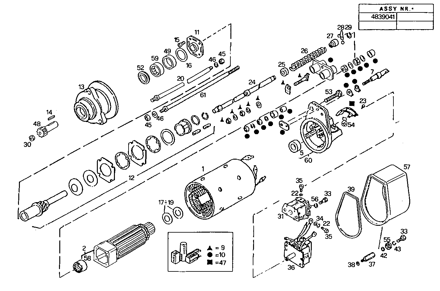 Iveco/FPT STARTER MOTOR (COMPONENTS)