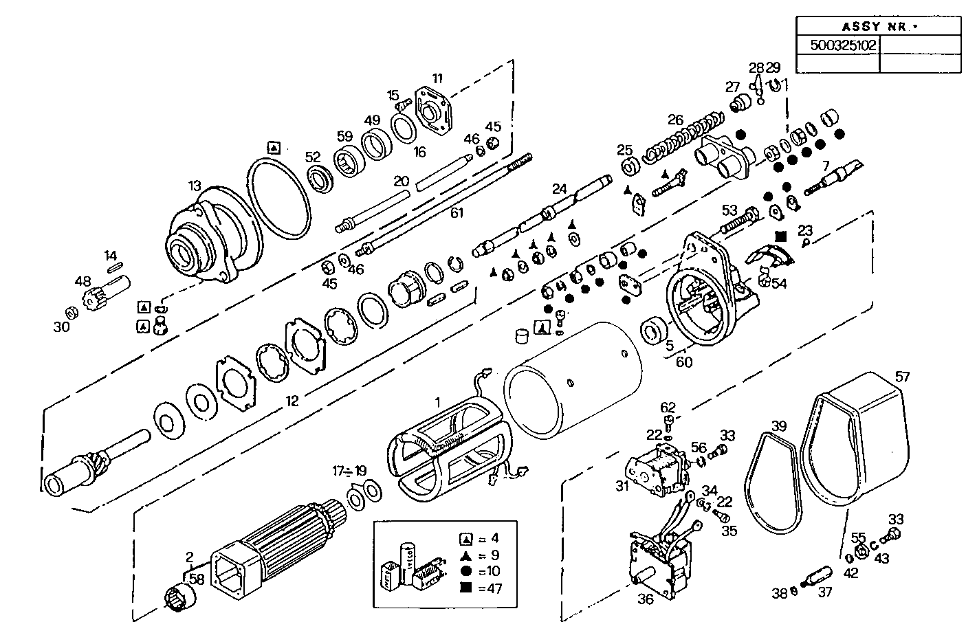 Iveco/FPT STARTER MOTOR (COMPONENTS)