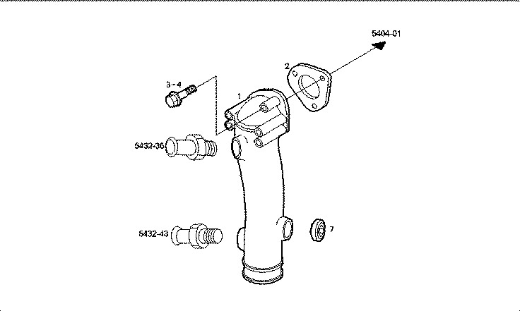 Iveco/FPT WATER PIPE