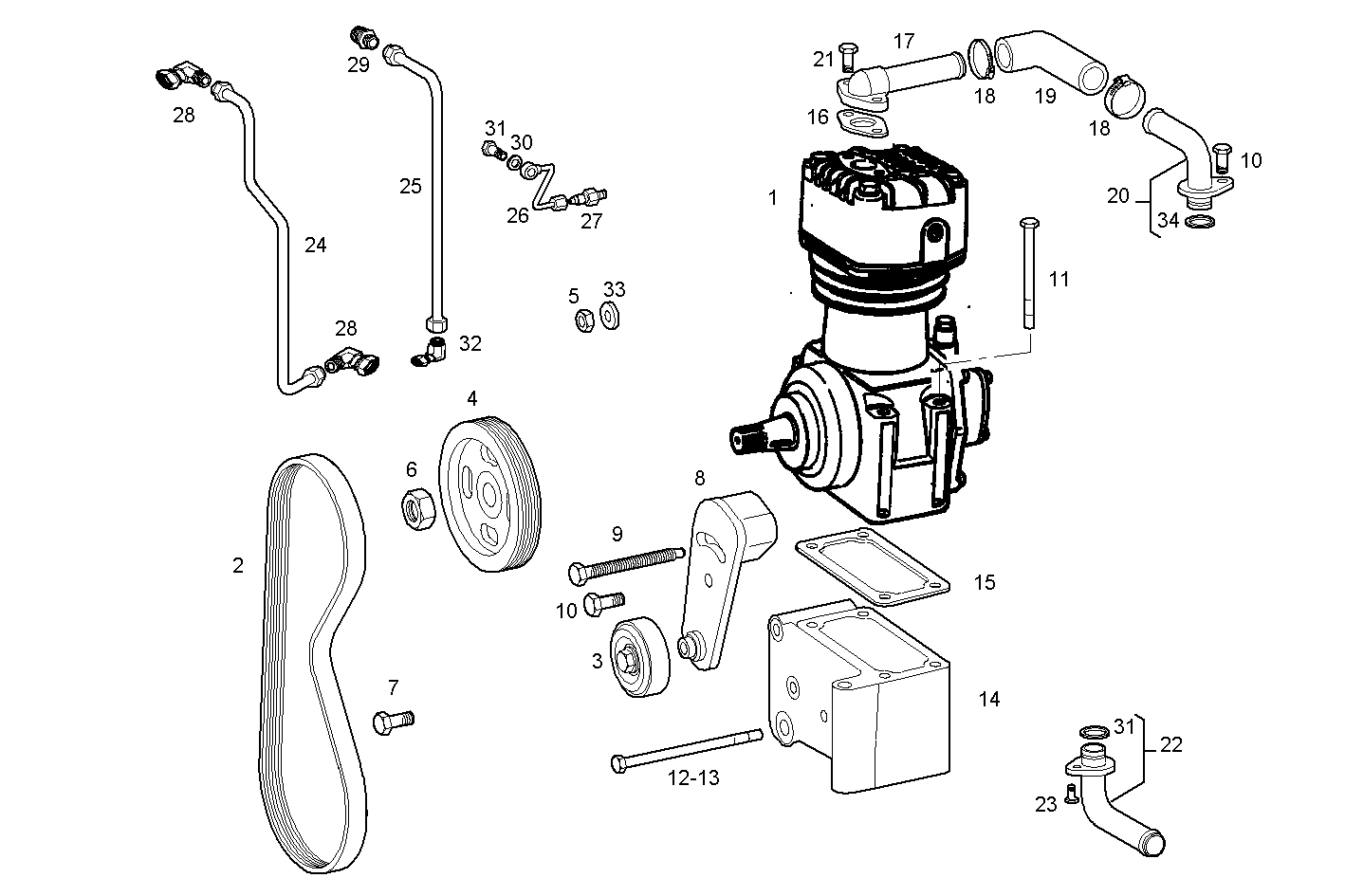 Iveco/FPT AIR COMPRESSOR