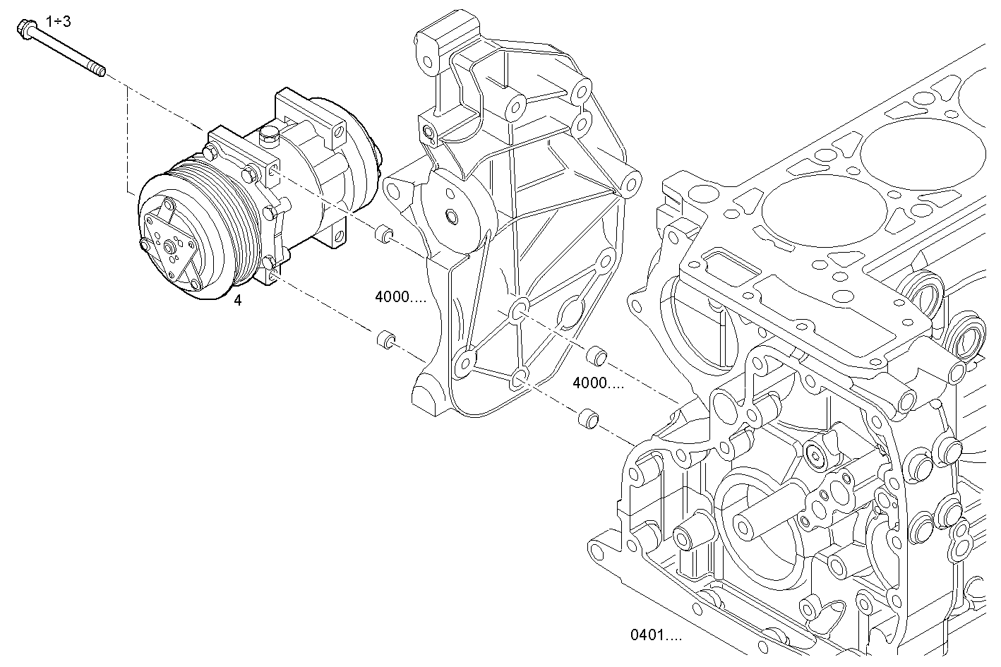 Iveco/FPT COMPRESSOR AIR CONDITIONING