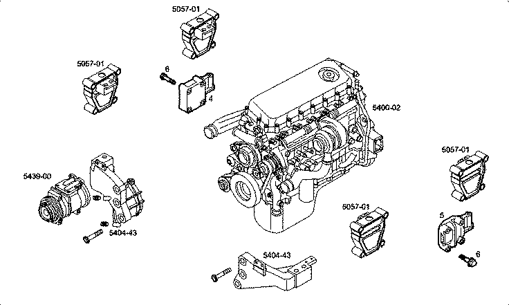 Iveco/FPT REAR ENGINE SUPPORT