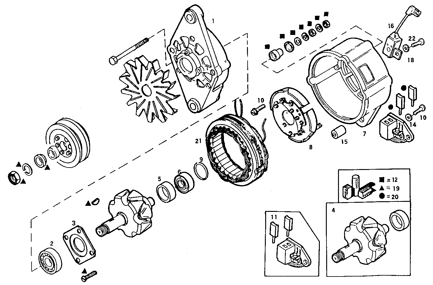 Iveco/FPT GENERATOR (COMPONENTS)