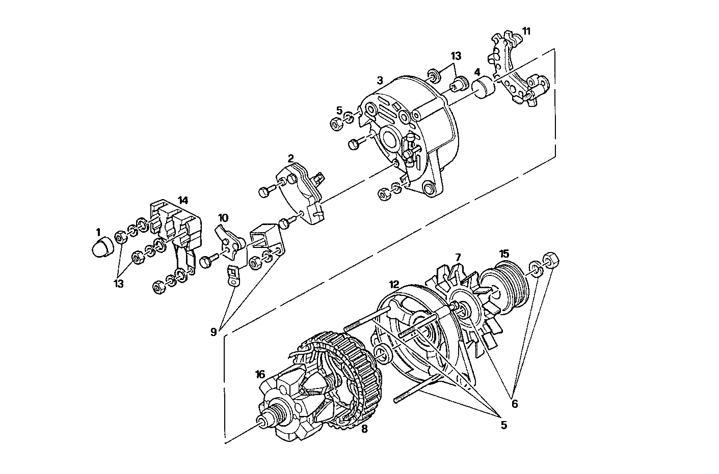 Iveco/FPT GENERATOR (COMPONENTS)